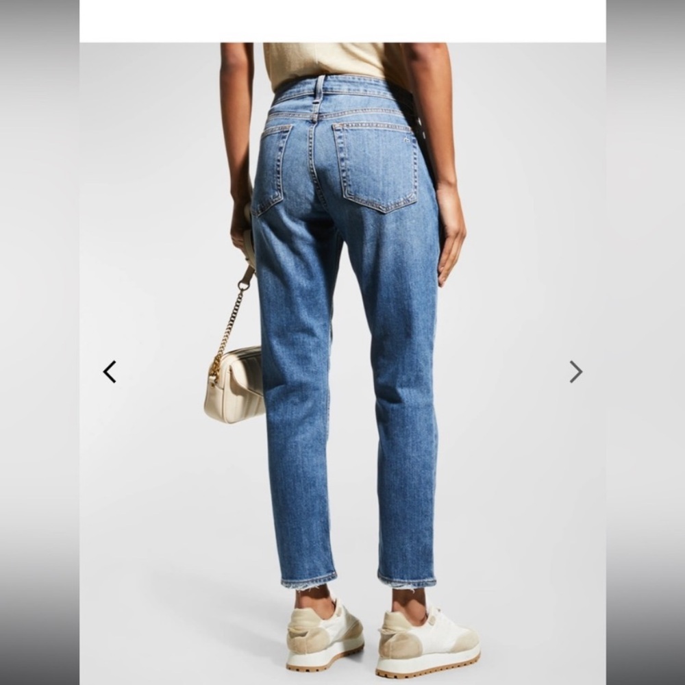 Rag and Bone dre low rise slim boyfriend denim jeans - Picture 2 of 16